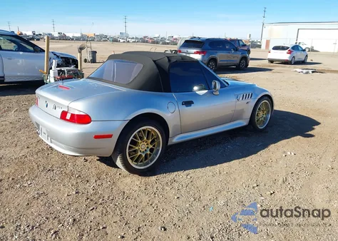 2000 BMW Z3 2.3 from USA, damaged, VIN 4USCH9349YLF83295